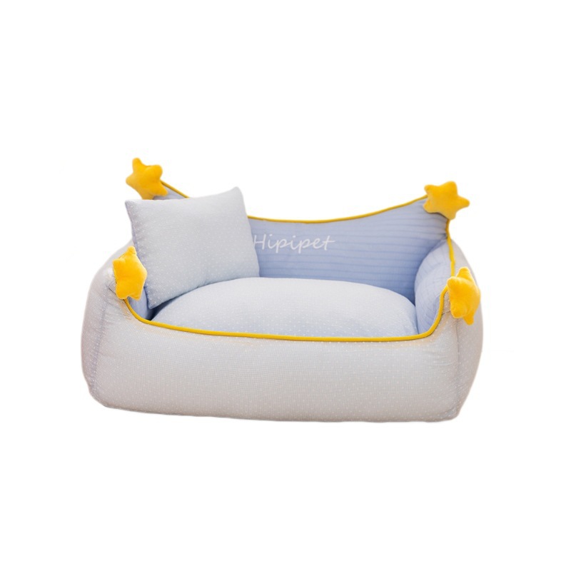 Nuevo cuatro estaciones general perro cama desmontable Teddy primavera y verano estrella sofá gato perro pequeño y mediano perro cama de mascotas