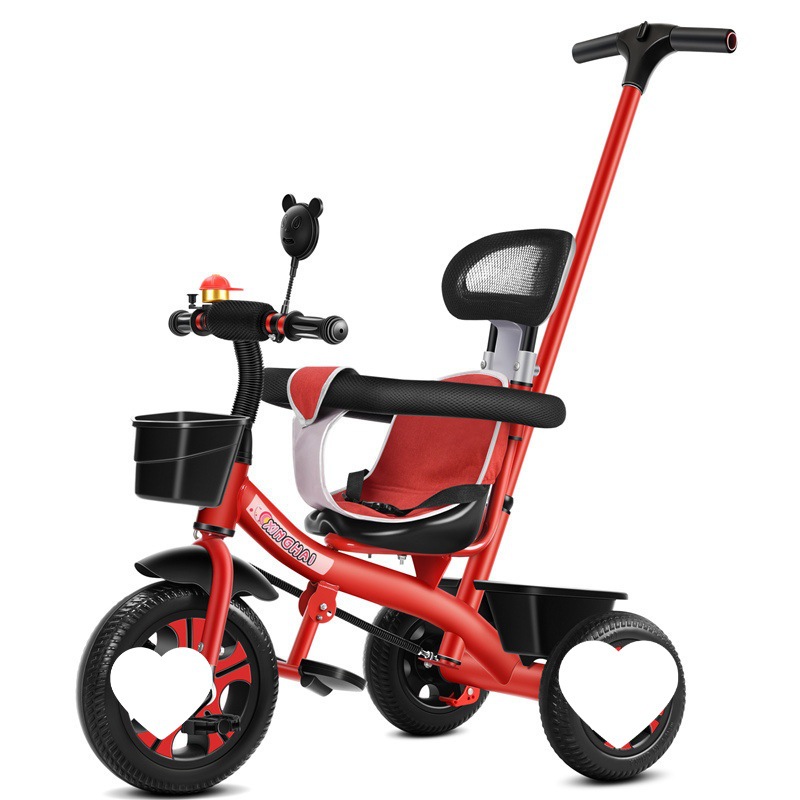 보라색 빨간색 색상 휠 + 푸시로드 가드레일