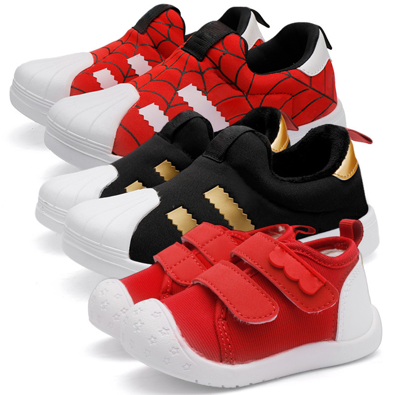 Calzado deportivo para niños, hombres y mujeres, zapatos con cabeza de concha, 2025 primavera y otoño, nuevos zapatos casuales de malla, zapatos al aire libre de suela blanda