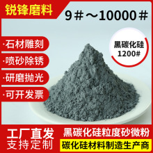 研磨级黑碳化硅1200#抛光级黑碳化硅 耐火材料级黑碳化硅微粉