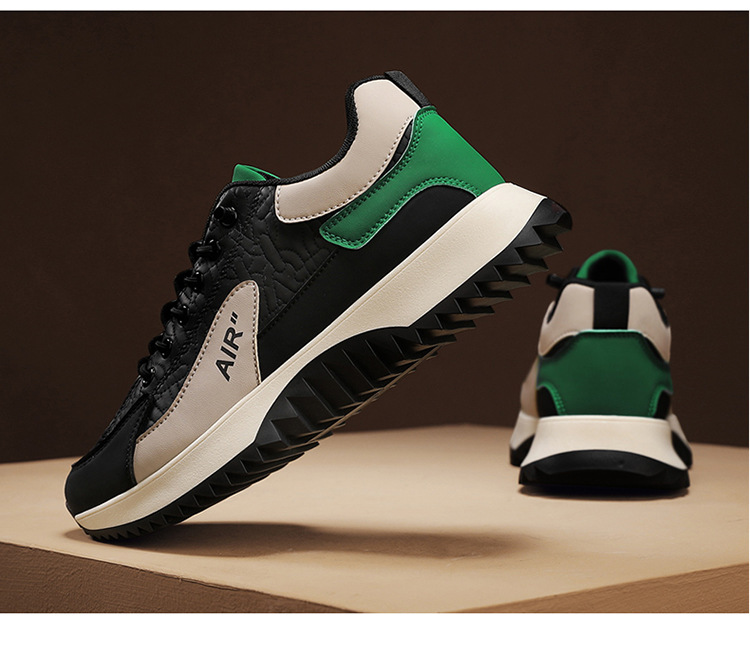 Forrest Gump Herbstküchenarbeit, wasserdichte und rutschfeste Herren-Freizeitlederschuhe für Sport, ein Fuß schwarze Sicherheitsschuhe_voghion.com