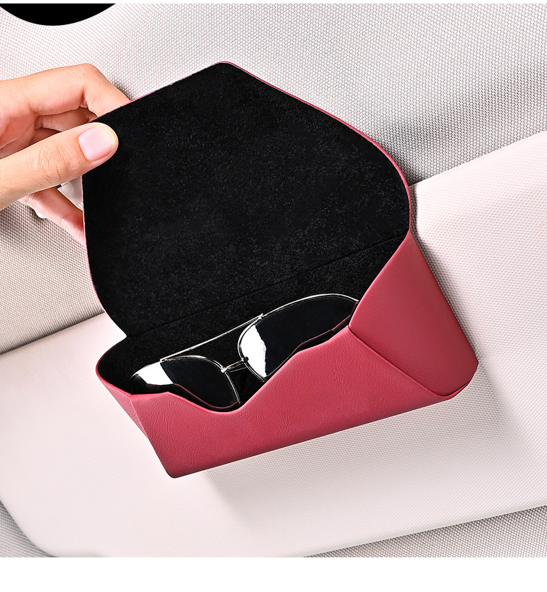 Suitable for Porsche Cayenne Macan Palamela 718 car glasses clip box sunglasses storage car accessories