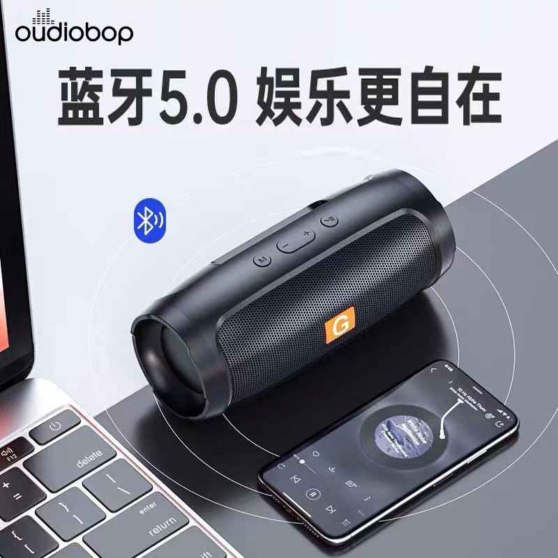 Altavoz Bluetooth de Venta Caliente para Comercio Exterior, Audio para Computadora de Escritorio, Altavoz Estéreo Dual, Altavoz Portátil para Exteriores con Ranura para Tarjeta