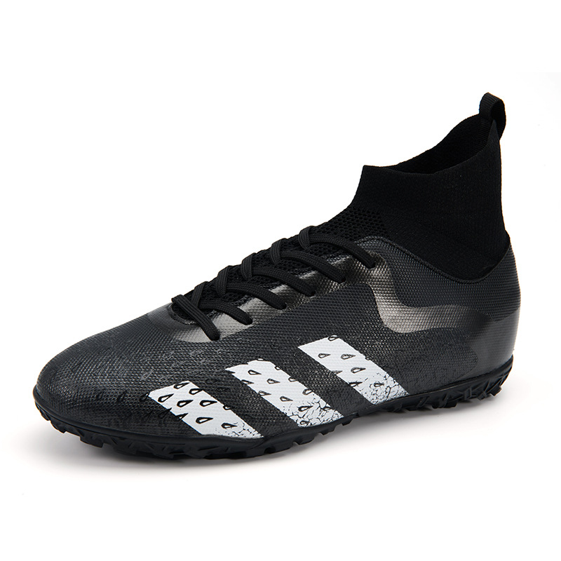 2022 transfronterizo más el tamaño Nuevo FGTF transpirable de los hombres de alta superior de uñas largas y cortas zapatos de fútbol zapatos de entrenamiento de hierba zapatos de fútbol