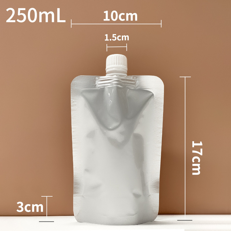 アルミ箔吸口袋ソーススープ牛乳液体包装袋飲料自立式出前スープ袋高温100度|undefined