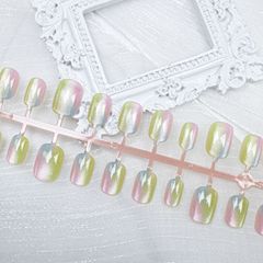 【Jiǎolóng】Cat Eye Nail Art Sheet Nail Art Nail Sticker New Color Cat Eye Nail Art Sheet