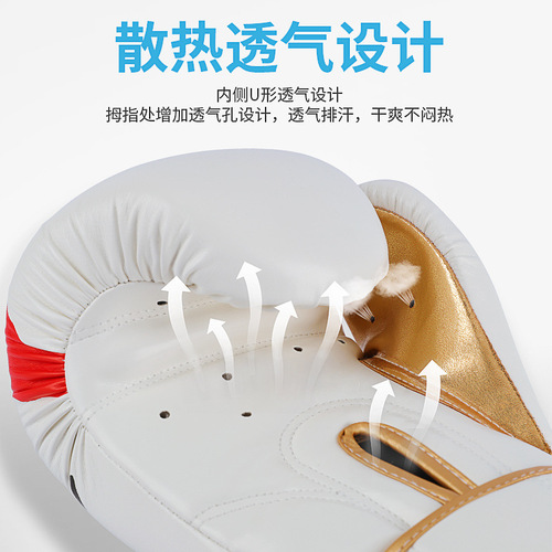 Aibeijian Source Factory Boxing Gloves Professional Adult Sanda Fighting Competition Training Gloves Boxing Gloves