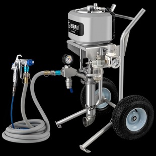 New plunger type true stone paint spraying machine high pressure pneumatic exterior wall putty anti-crack mortar steel structure fire retardant coating
