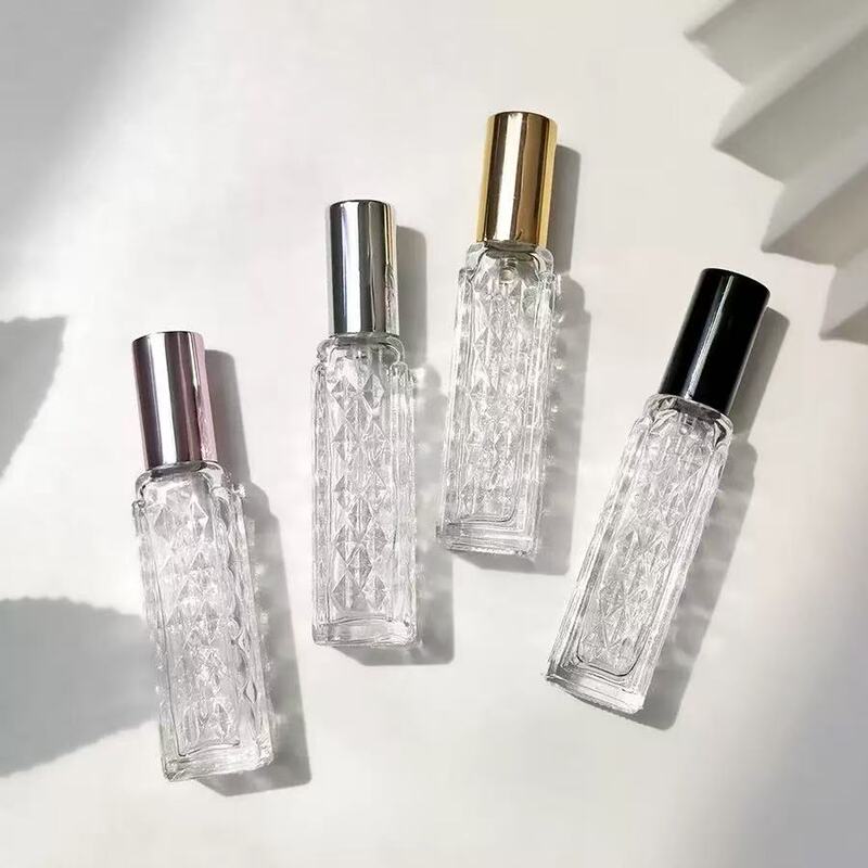 F010-香水詰め替えボトル 空ボトル ガラス製 10/15ml プッシュボトル 容量 トラベル ポータブル スプレーボトル 交換ボトル|undefined