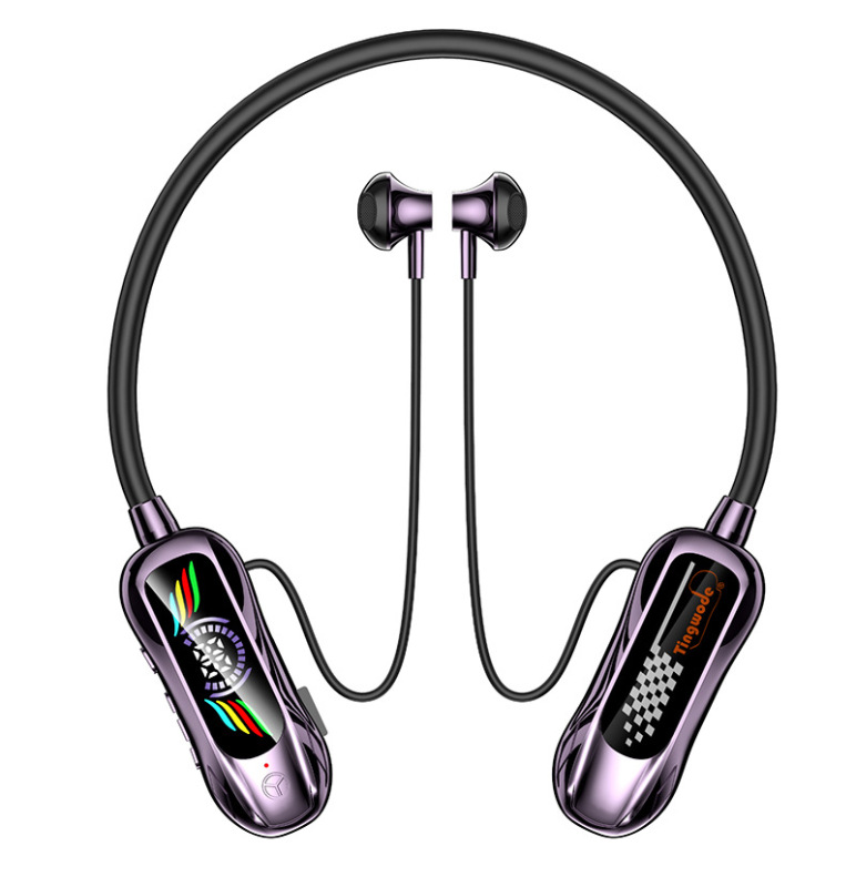 売れ筋の首掛け Bluetooth ヘッドセット スポーツ ネック ランニング ワイヤレス ノイズ リダクション 長いバッテリー寿命 首掛けワイヤレス ヘッドセット|undefined