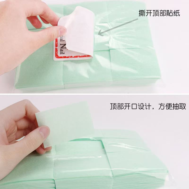 Uña de color duro algodón de uñas toalla de limpieza de uñas algodón espeso no se pierde toalla de uñas 4 colores opcionales