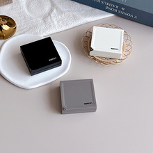 凯达隐形眼镜盒可爱便携伴侣盒黑白灰可选1812