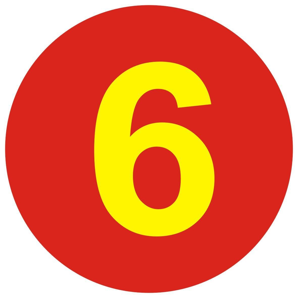 特大号15厘米圆形数字号码标签贴不干胶贴纸直径15CM标不干胶贴纸