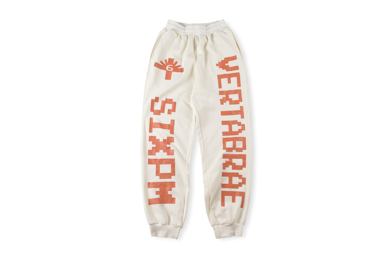 跨境外贸男女明星同款Vertabrae sweatpants镶钻立体字休闲长裤|undefined