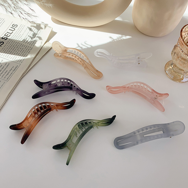 Fashion Water Mill Color Smudged Acrylic Hair Clip Wholesale Nihaojewelry display picture 10