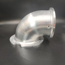 杭州五轴铝合金90度弯管U型弯管非标定制 铝合金五轴弯段管加工