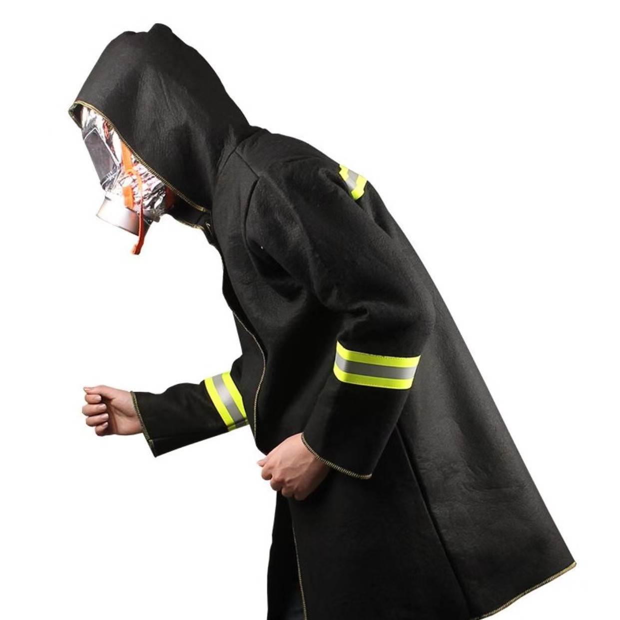 民用逃生防护防火服可瞬时耐1000度温度遇火不燃烧不变形不收缩