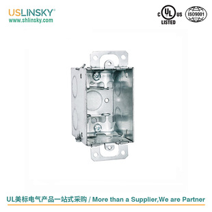 Uslinsky American Metal 3*2inch Galvanized Junction Box Switch Socket Electrical Box Electrical Box Galvanized 3518