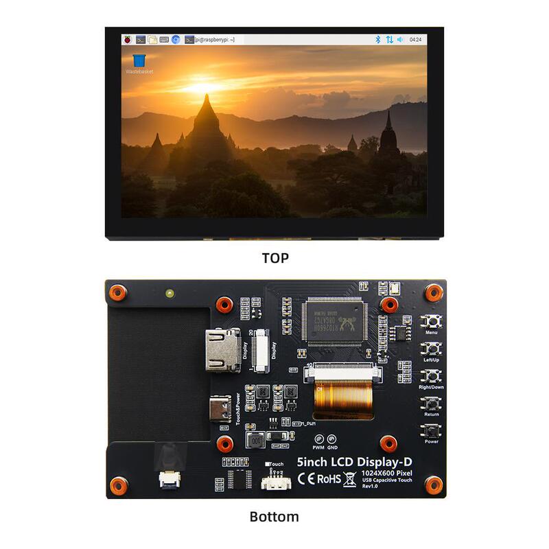 5inch Raspberry Pi HDMI Display Capacitive Touch Monitor Compatible with Raspberry Pi 5/4B Hd Ips 5inch Raspberry Pi HDMI Display Capacitive Touch Monitor Compatible with Raspberry Pi 5/4B Hd Ips