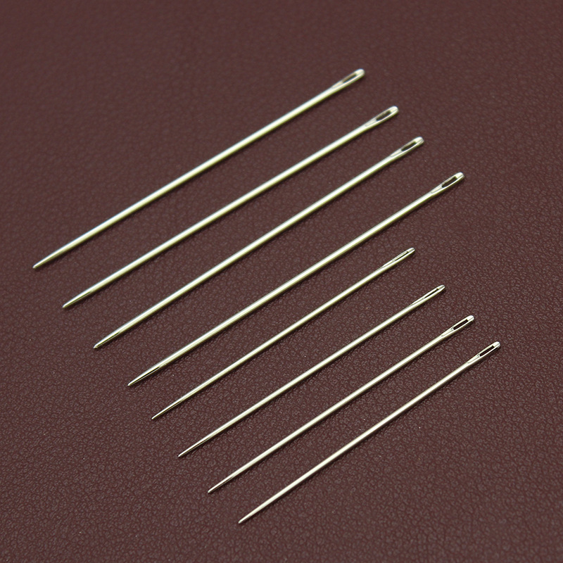 H's Original Round-Head Hand-Sewn Leather Needle Smooth Small Eye Large and Small Handmade Leather Goods Wax Thread Sewing Tool Needle H's Original Round-Head Hand-Sewn Leather Needle Smooth Small Eye Large and Small Handmade Leather Goods Wax Thread Sewing Tool Needle