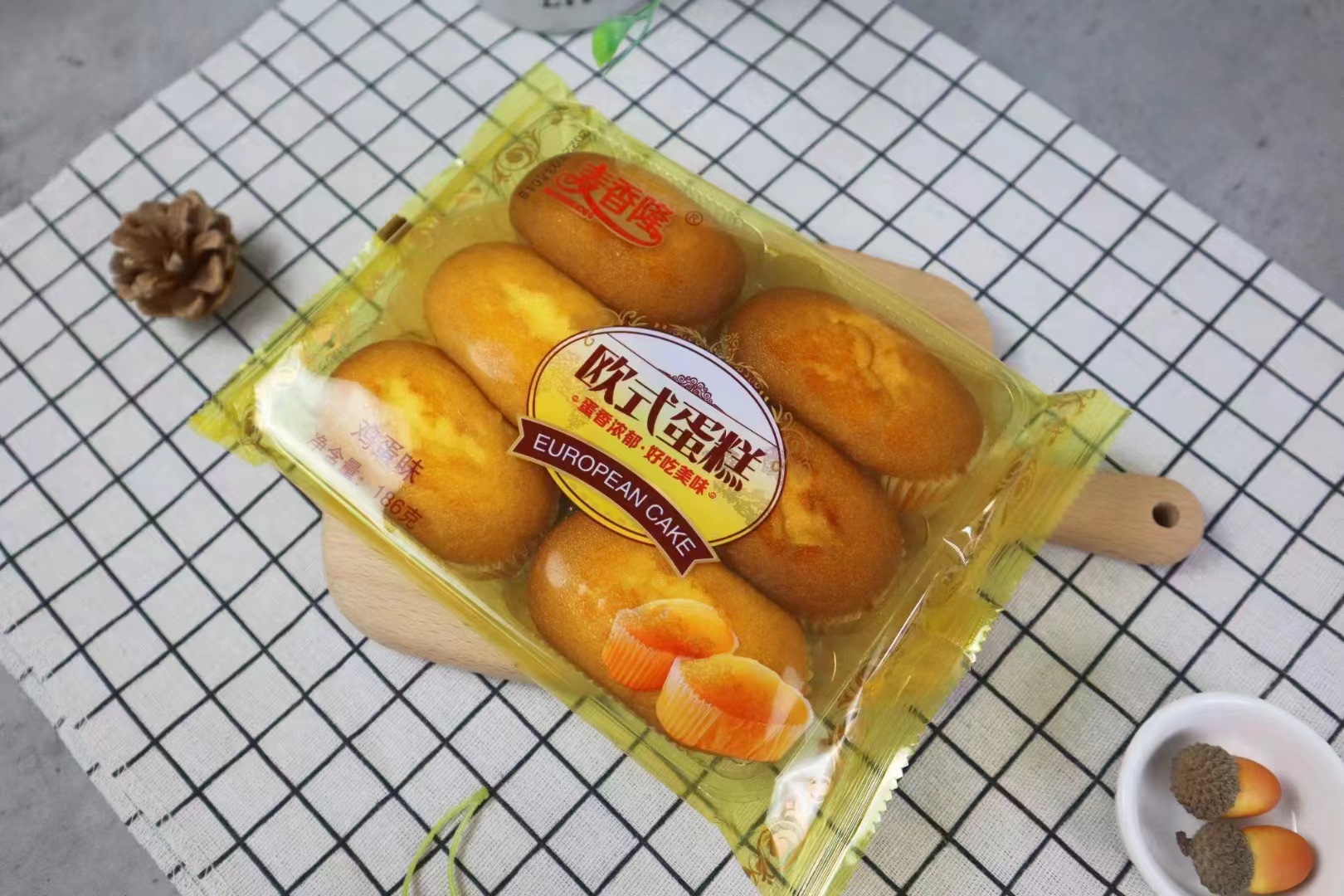 유럽 케이크 계란 맛 186g