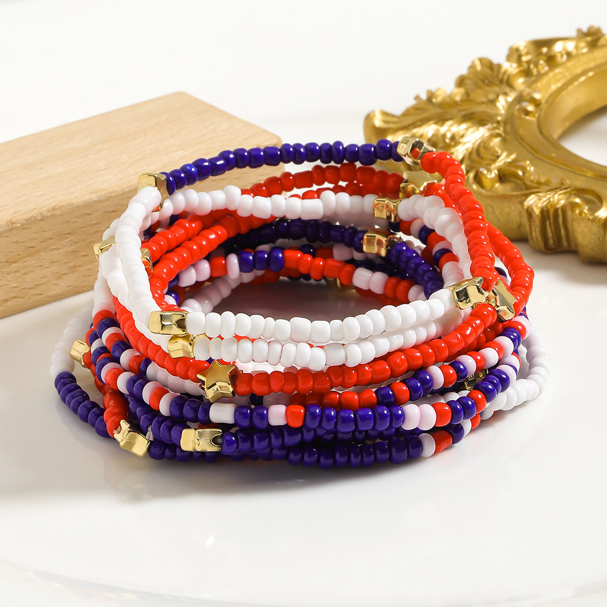 Ethnic Style Classic Style Star Plastic Beaded Women's Bracelets display picture 6