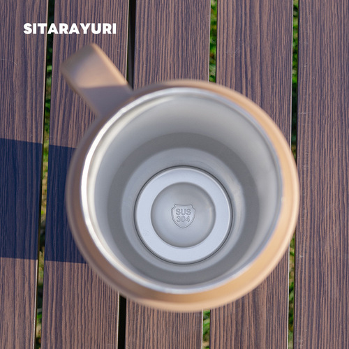 SITARAYURI Giant Insulated Cup with Handle Straw Water Bottle Large Capacity 304 Stainless Steel Ice-Busting Cup