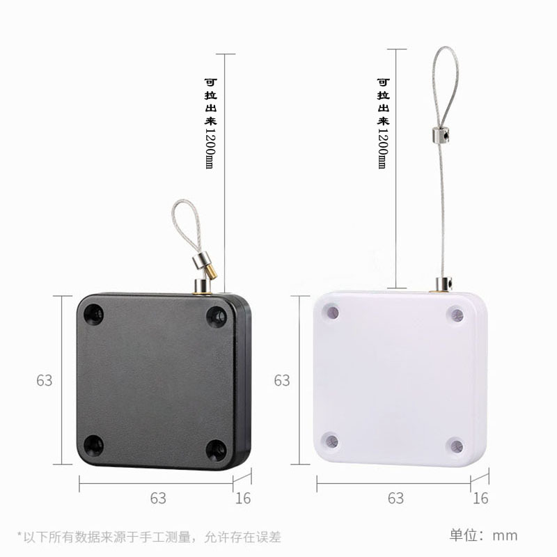 Cerrador automático para puerta | Diseño simple con cuerda elástica | Apto para puertas de madera o correderas