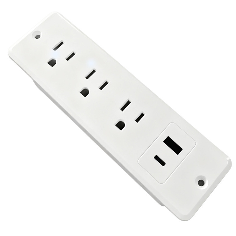 嵌入式美规桌面家具办公插座USB-TYPE-C插座美式排插美式认证齐全|undefined