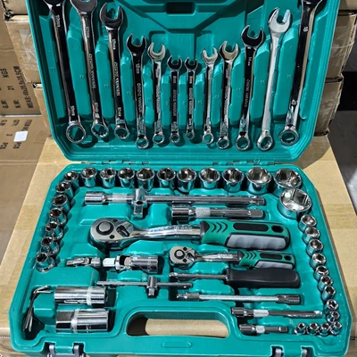 Mühərrik tənzimləmə alətləri — Kit Complete Wrench Set - 61-piece-set-with-72-teeth-for-auto-repair-replacement-guaranteed-if-damaged