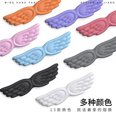 天使翅膀鍵盤手托護腕鼠標墊子批發辦公打字亞馬遜皮質記憶棉