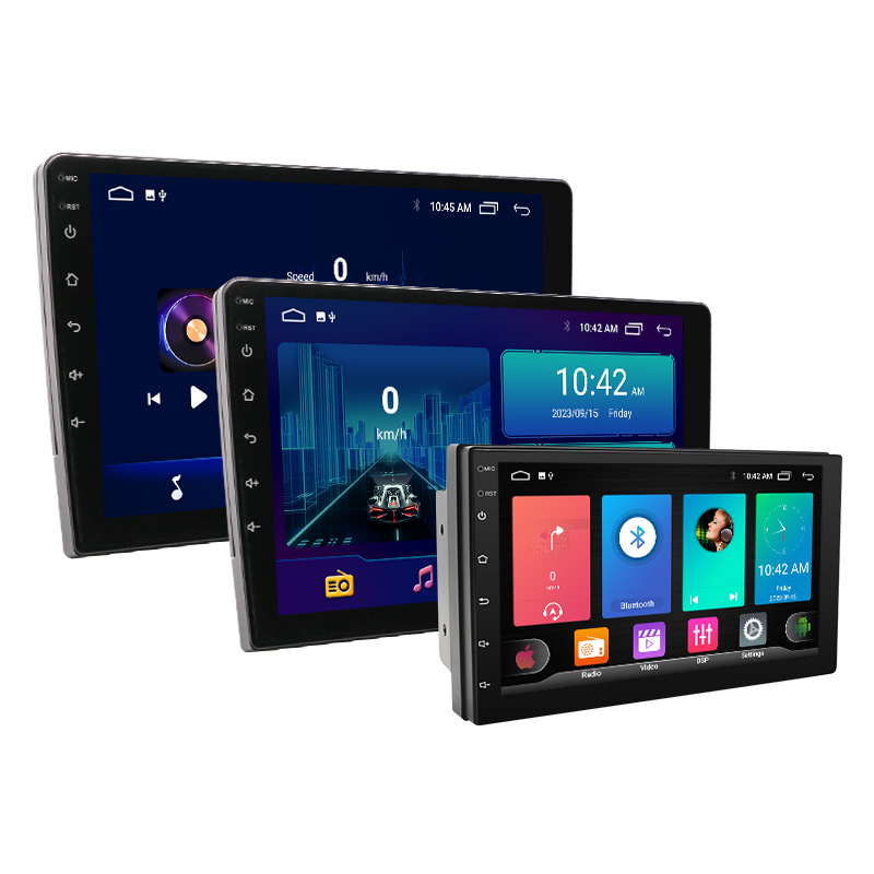 Venta caliente transfronteriza 7 pulgadas 9 pulgadas 10 pulgadas máquina todo en uno de navegación de pantalla grande para automóvil Hengchen Android Navegación universal para automóvil 8227