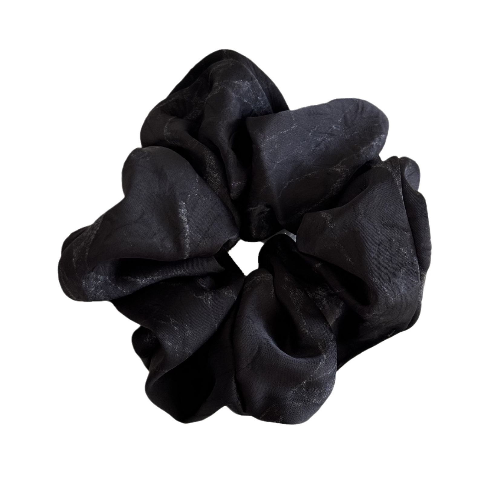 Scrunchie in raso stile cinese con disegno a inchiostro_voghion.com