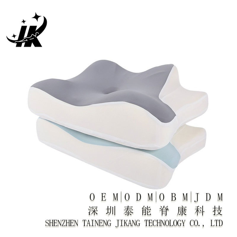 OEM personalizado memoria de algodón explosión tipo mariposa almohada de tracción cervical transfronteriza almohada de tracción ergonómica función de protección del cuello dormir lateral image 19