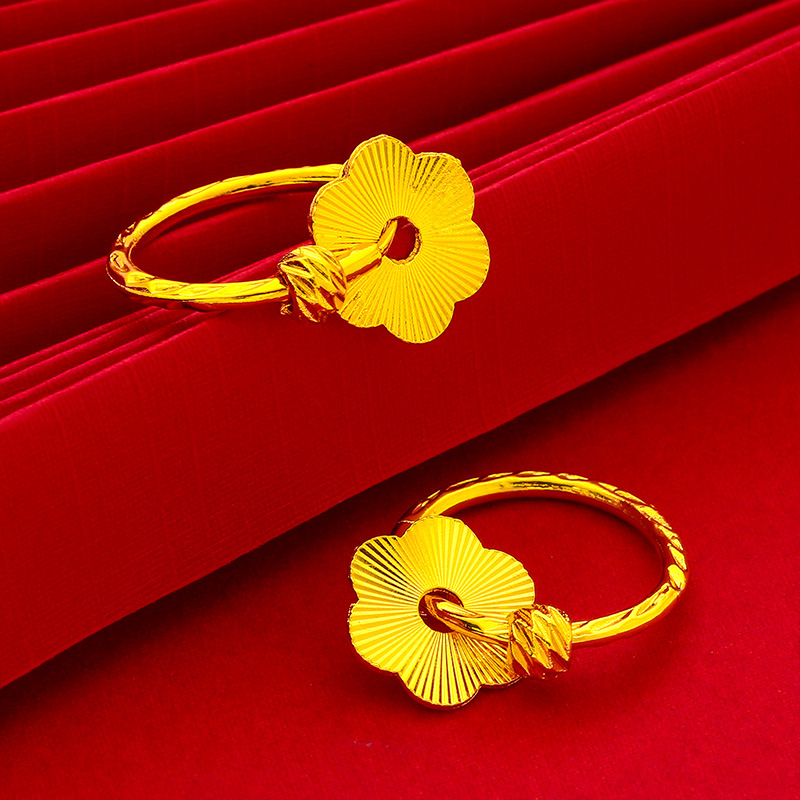 Vietnam sand gold ladies fashion sand gold jewelry earrings women jewelry sunflower earrings]]