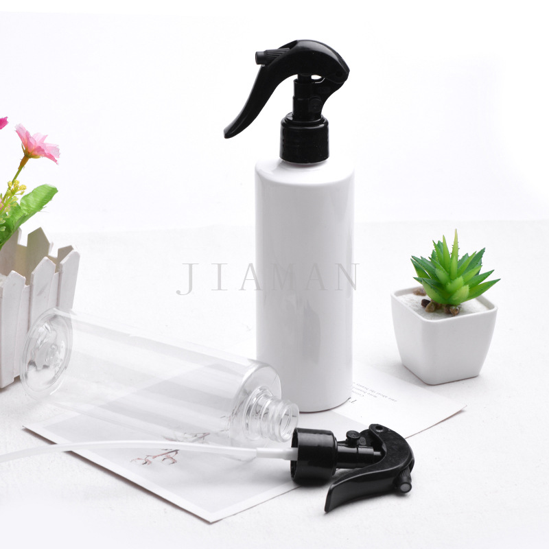 300ML平肩配小老鼠喷瓶透明化妆品分装喷雾瓶园艺浇花塑料瓶PET
