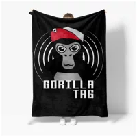 3D новая игра Горилла Gorilla tag одеяло для сна фланелевый принт для теплого сна одеяло для сна