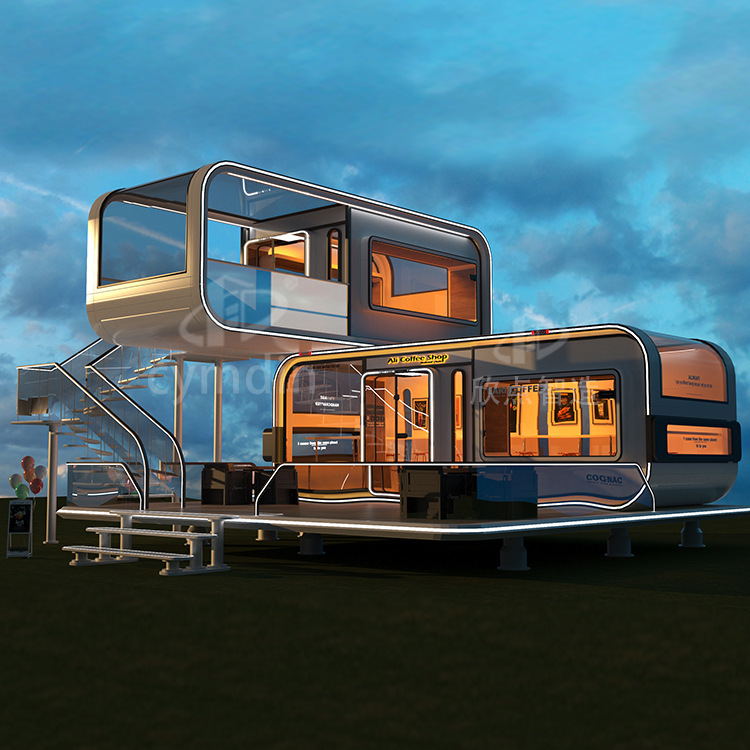 Al aire libre móvil Apple Cabina Residente B & B Fabricante Área escénica Hotel Camp Apple Cang Casa integrada