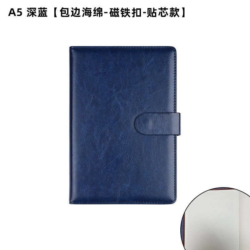 A5 다크블루 [버팔로 패턴 엣지 버클]