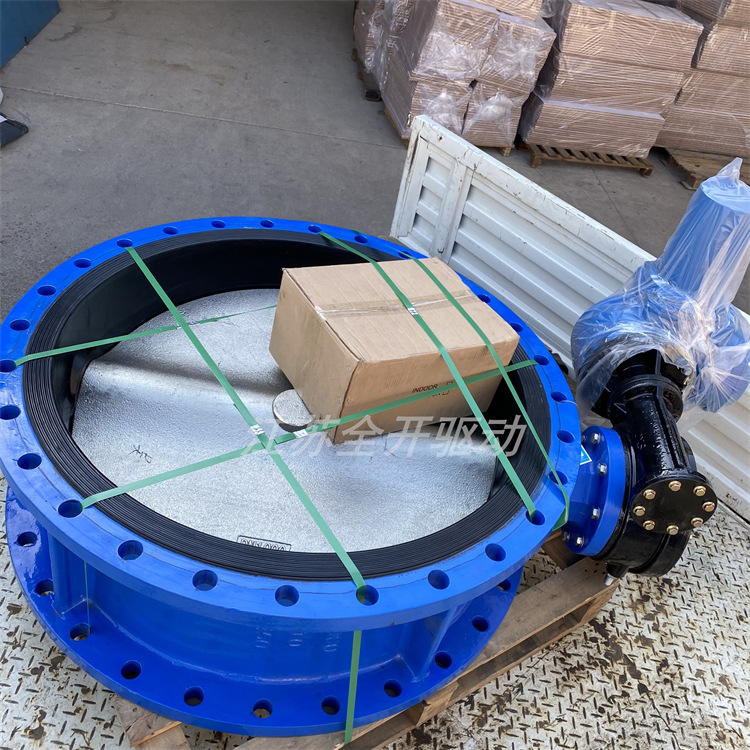 DN450软密封电动法兰蝶阀 D941X-10Q智能开关型执行器配蝶阀