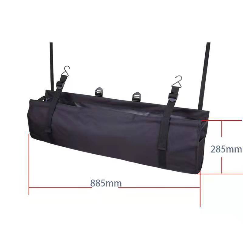 自動車収納バッグオックスフォード布工具袋アウトドアバッグ携帯型車載掛け袋黒色折り畳み収納バッグ卸売り|undefined