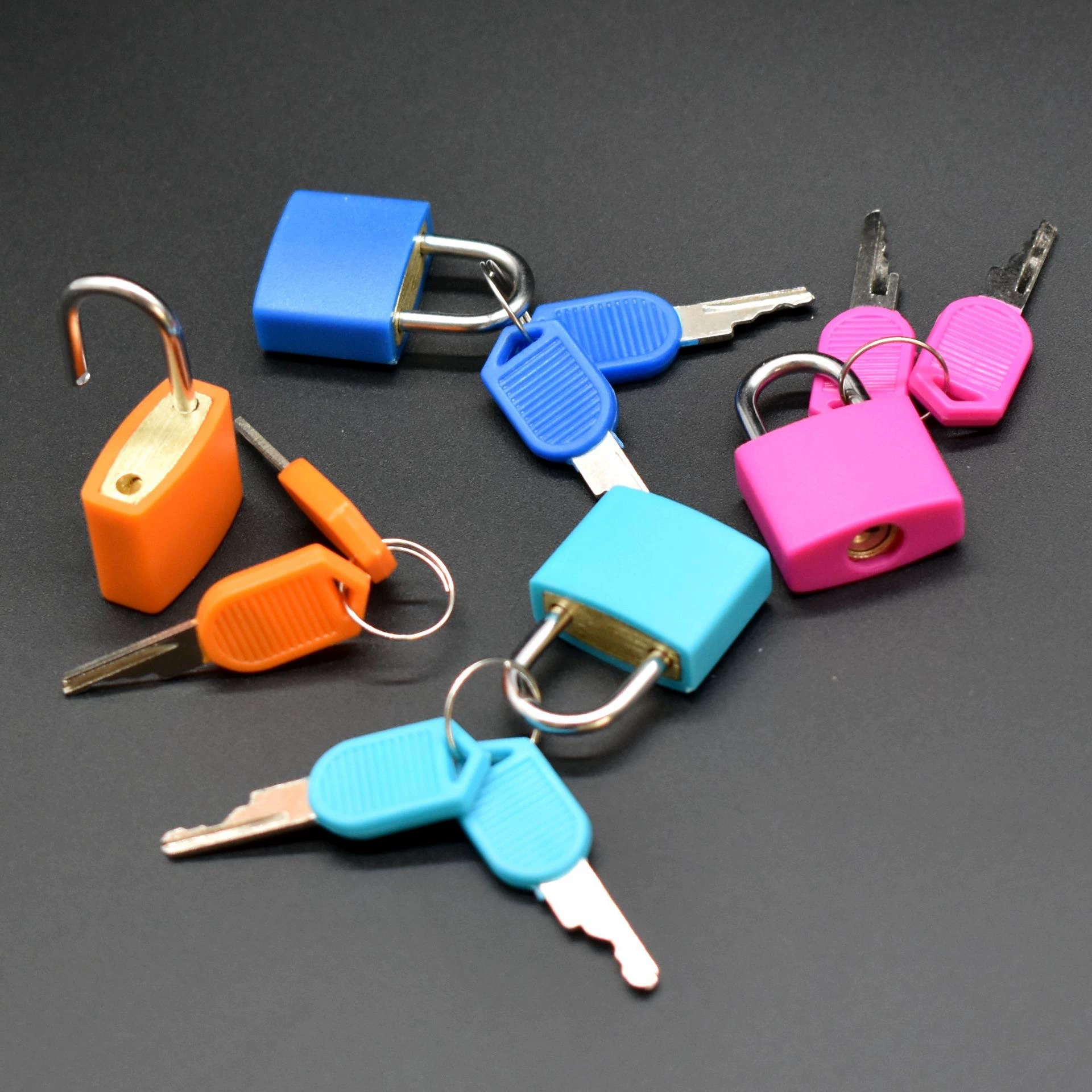 Цветные замки-ракушки, медные замки оптом, имитация медных навесных замков, мультяшные замки для трансграничной торговли, мини-замки для дома, замки из цинкового сплава