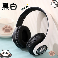 宇宙飛行士パンダ漫画ヘッドセットbluetoothヘッドセットワイヤレスゲーム折りたたみヘッドセットbluetoothヘッドセット工場