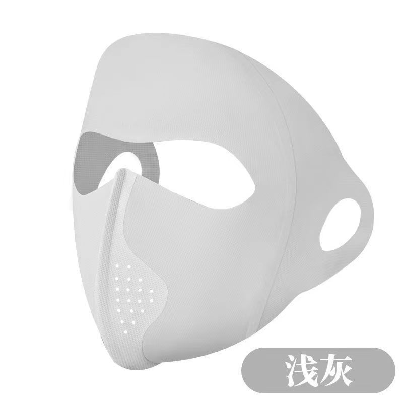 Máscara de protección solar de seda de hielo tridimensional de verano 3D protección de los ojos aislamiento térmico transpirable protección solar exterior protección UV máscara facial
