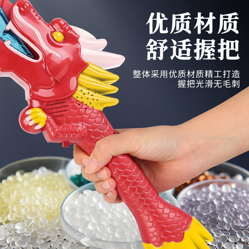 2024款龍年泡泡機古龍燚刀電動泡泡玩具發光玩具地攤玩具批發