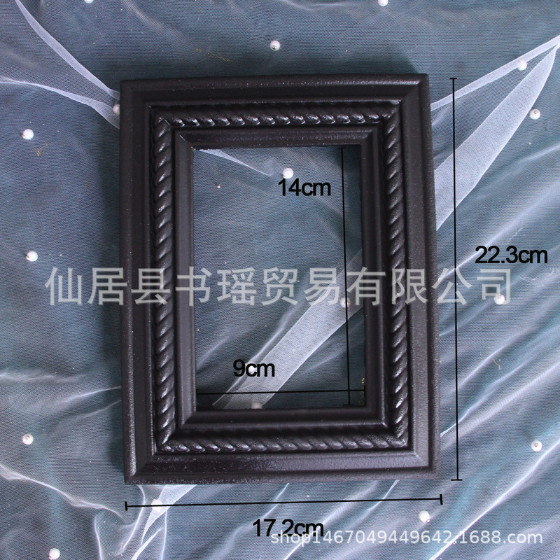 新款黑色系列复古好看土框相框ins风摄影拍照道具复古百搭色系|undefined