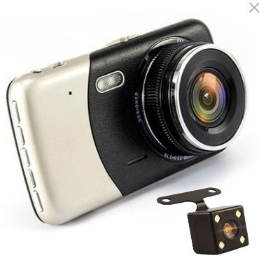 503クロスボーダー4インチIPSハイビジョン1080p自動車ドライブレコーダー前後のダブルレンズはバック影をサポートします。