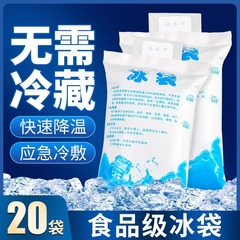 水入りアイスバッグ、エクスプレス専用冷凍、使い捨て、再利用可能な食品冷蔵保存、商業屋台用小型アイスバッグ