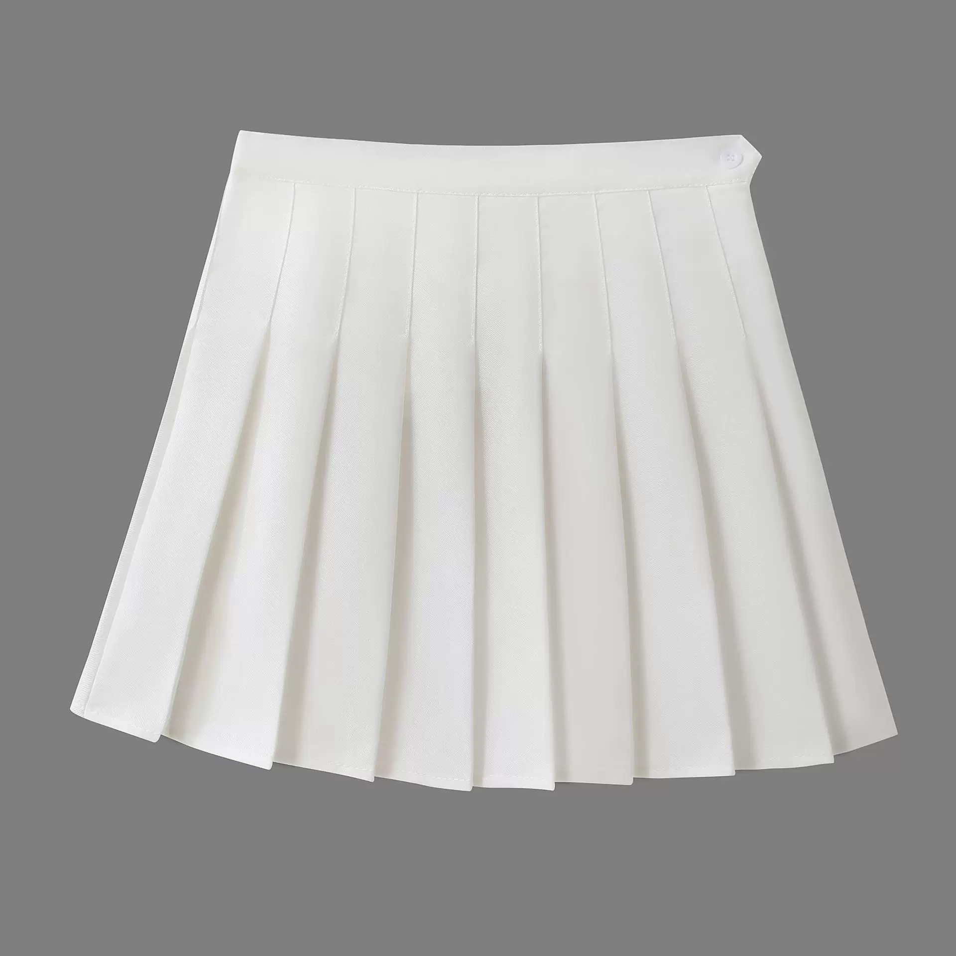 白色百褶裙女高腰显瘦2025春夏款超火半身裙内衬JK短裙A字裙批发