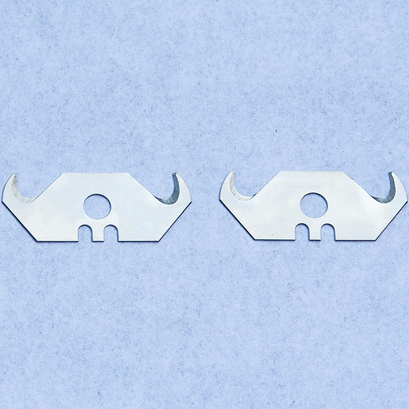 梯形刀片 牛角刀片折叠刀专用加厚SK5材质 勾刀刀片